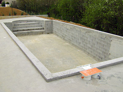 Création piscine béton à Mont-de-Marsan